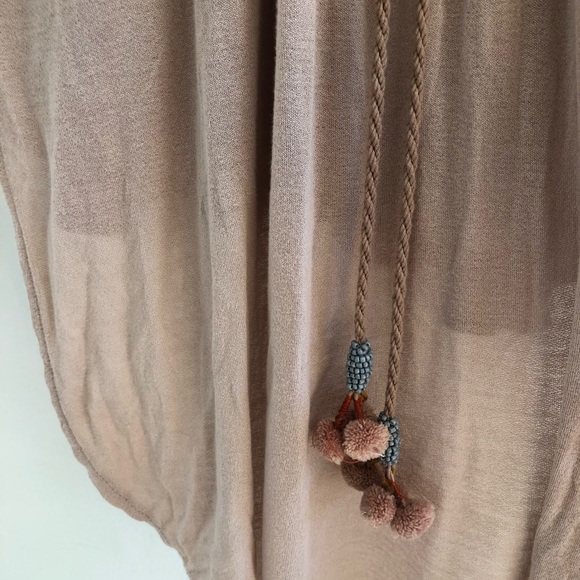 Free People “Fiesta Nueva” Embroidered Top Sand SM - Picture 5 of 6